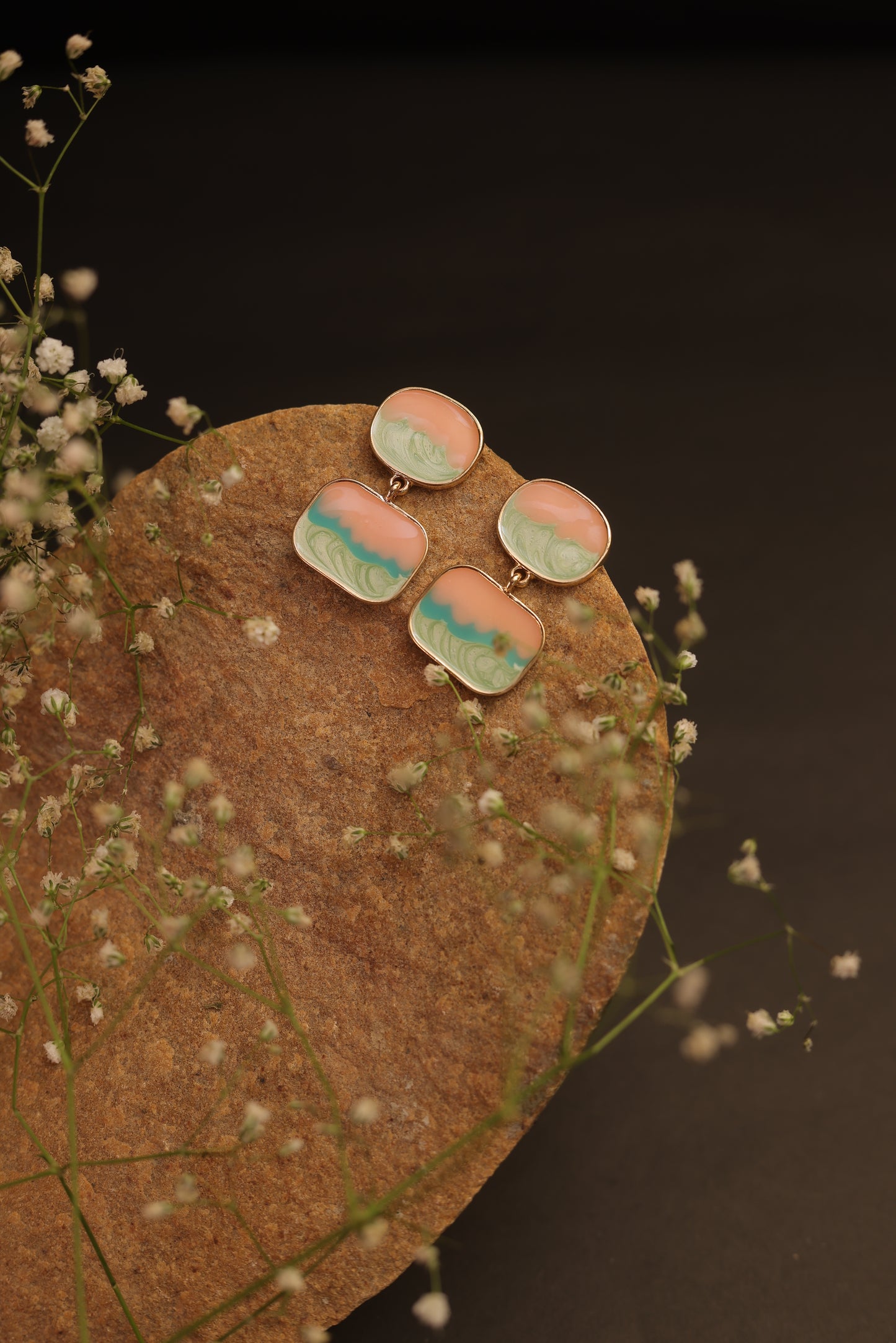 Sunset Mirage Stud Drops