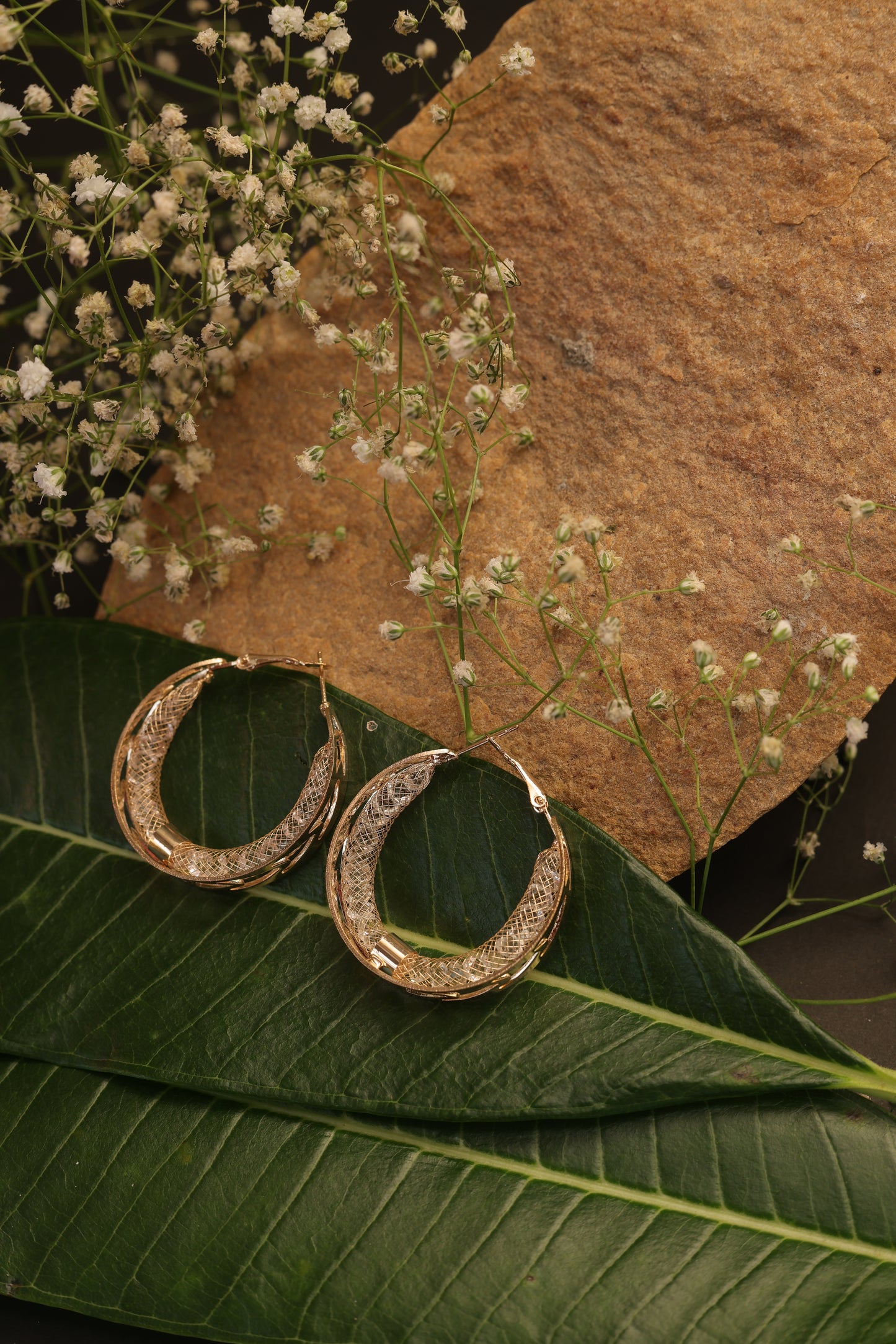 Celestial Mesh Hoops