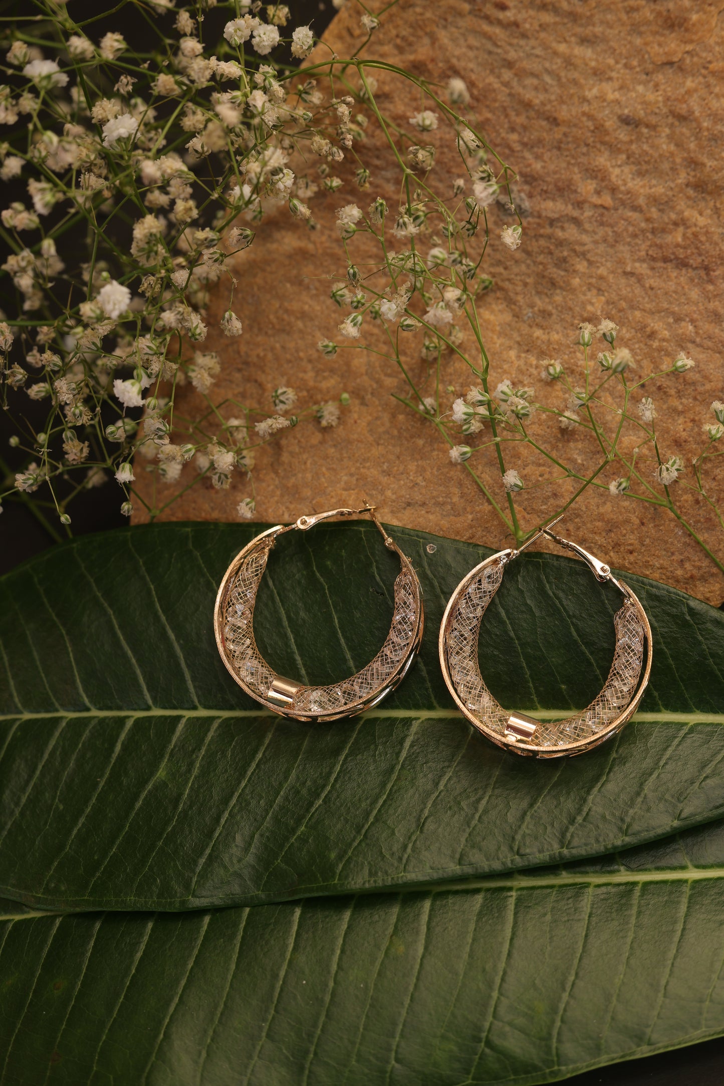 Celestial Mesh Hoops