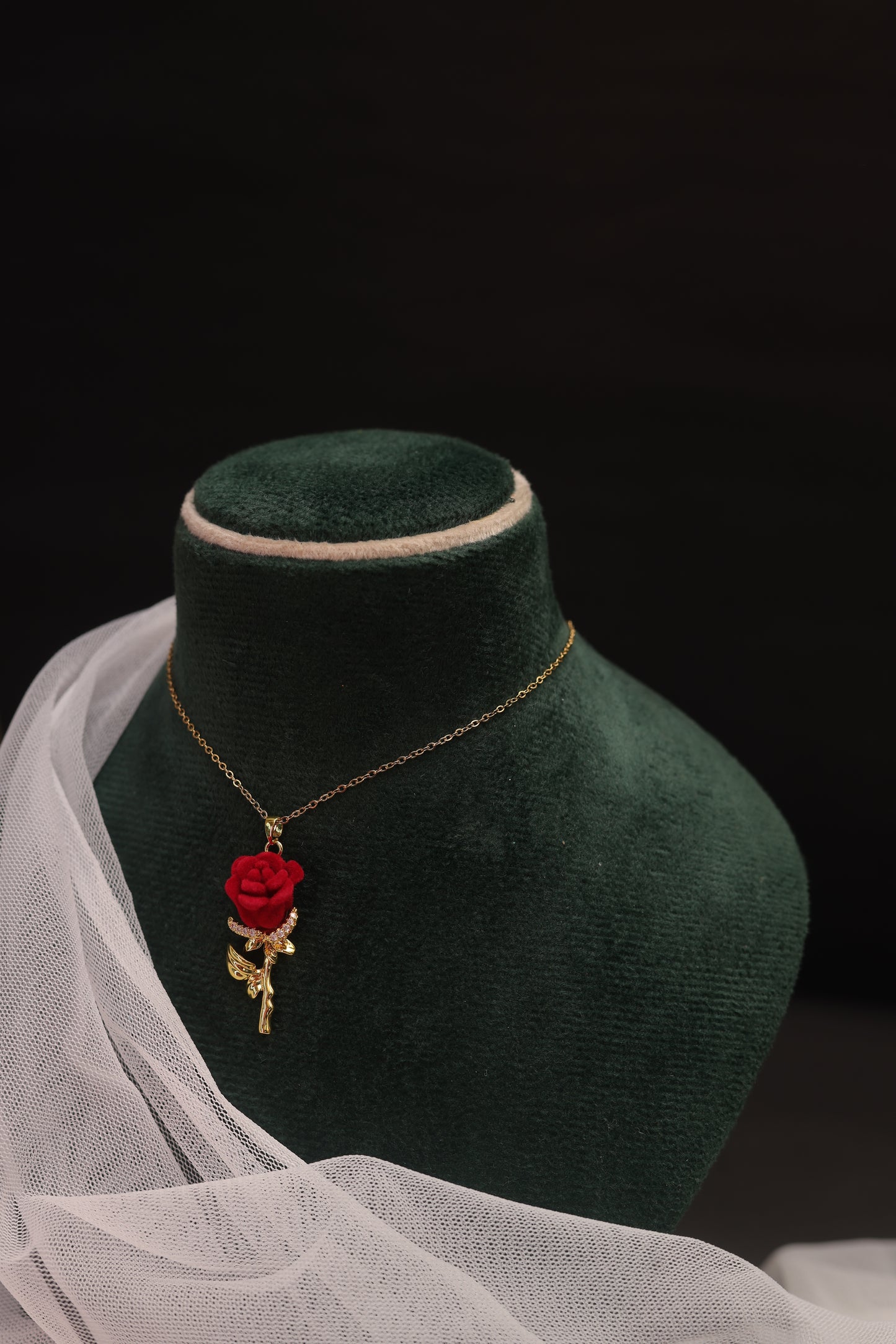 Eternal Rose Pendant Necklace