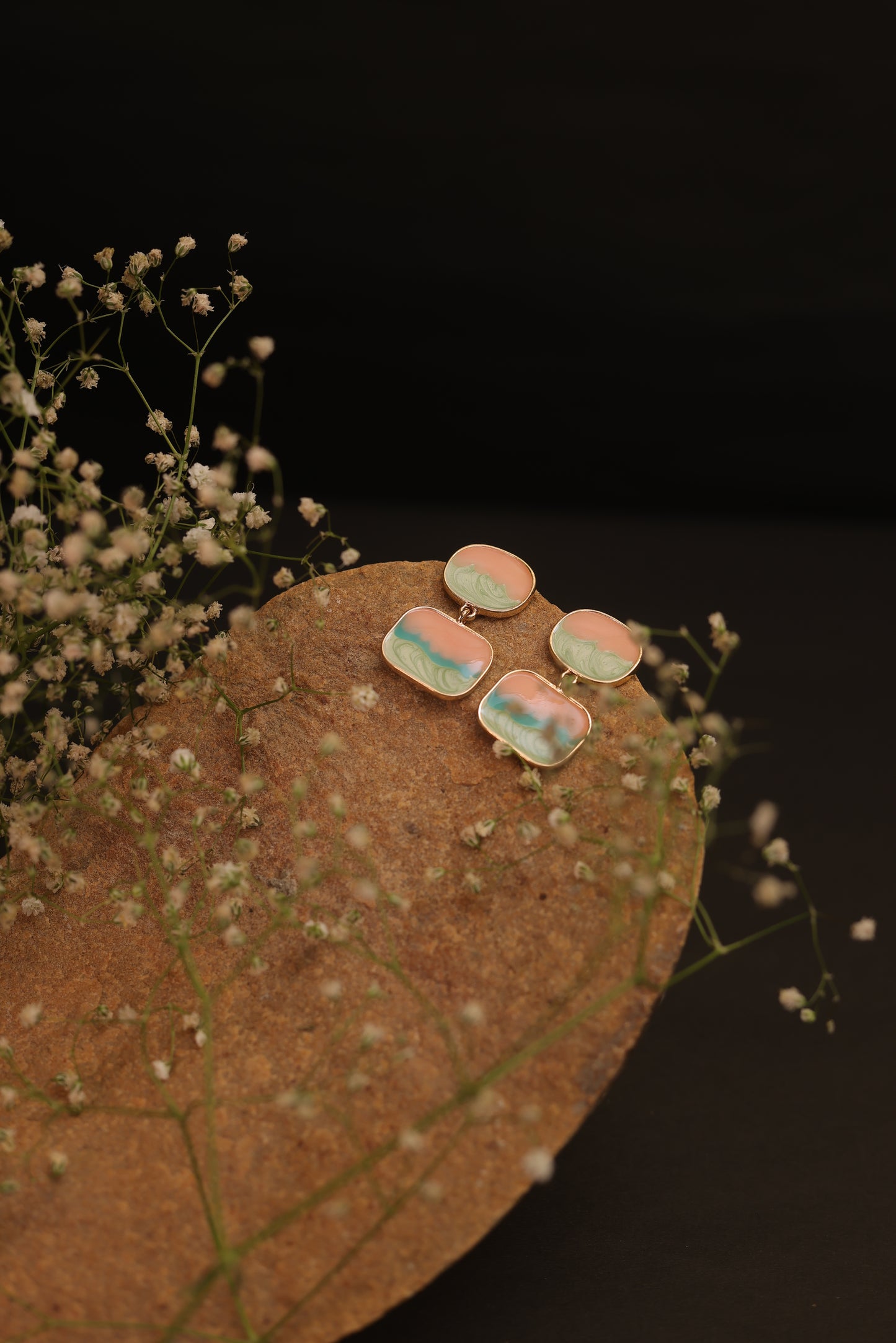 Sunset Mirage Stud Drops