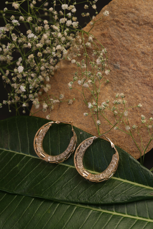 Celestial Mesh Hoops