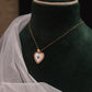 Evil Eye Heart Pendant Necklace