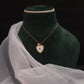 Evil Eye Heart Pendant Necklace