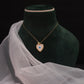 Evil Eye Heart Pendant Necklace