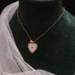 Evil Eye Heart Pendant Necklace
