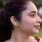 Golden Bow Charm Necklace Set