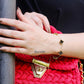 Noir Clover Bracelet - The Reversible Charm