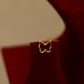 Golden Butterfly Necklace Set